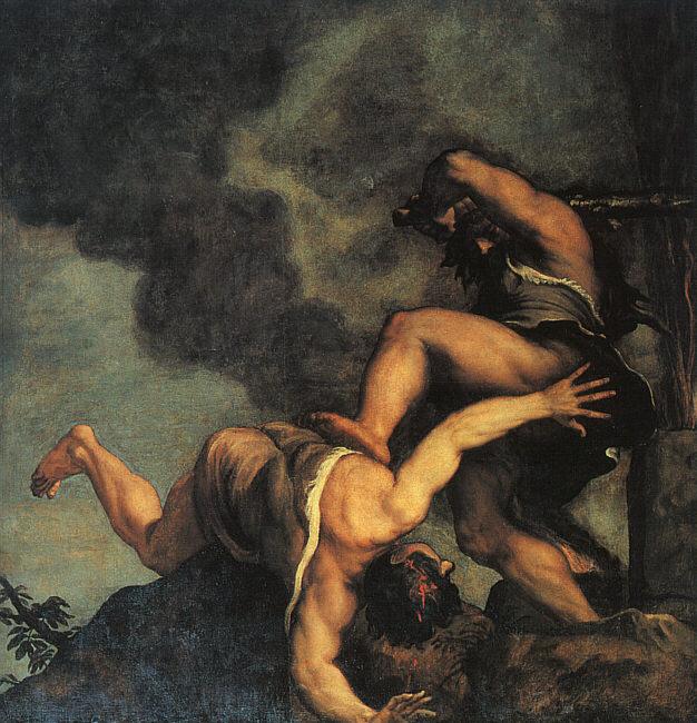  Titian Cain and Abel Sweden oil painting art
